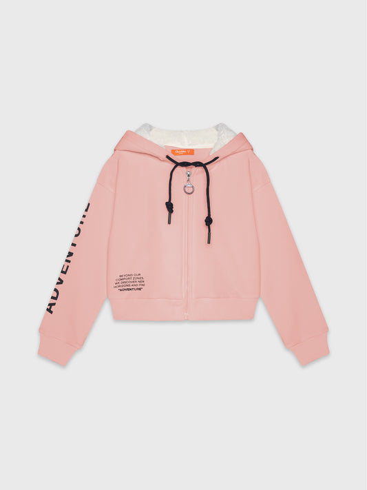 Long Sleeved Cropped Hoodie
