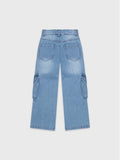 Denim Cargo Pants