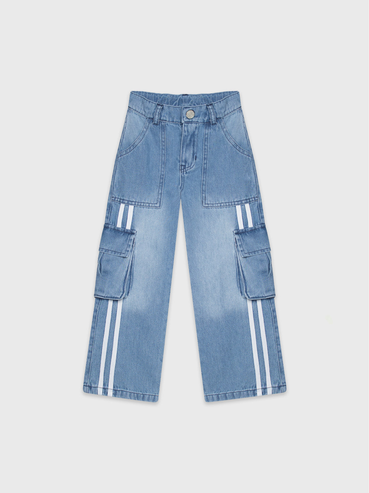 Denim Cargo Pants
