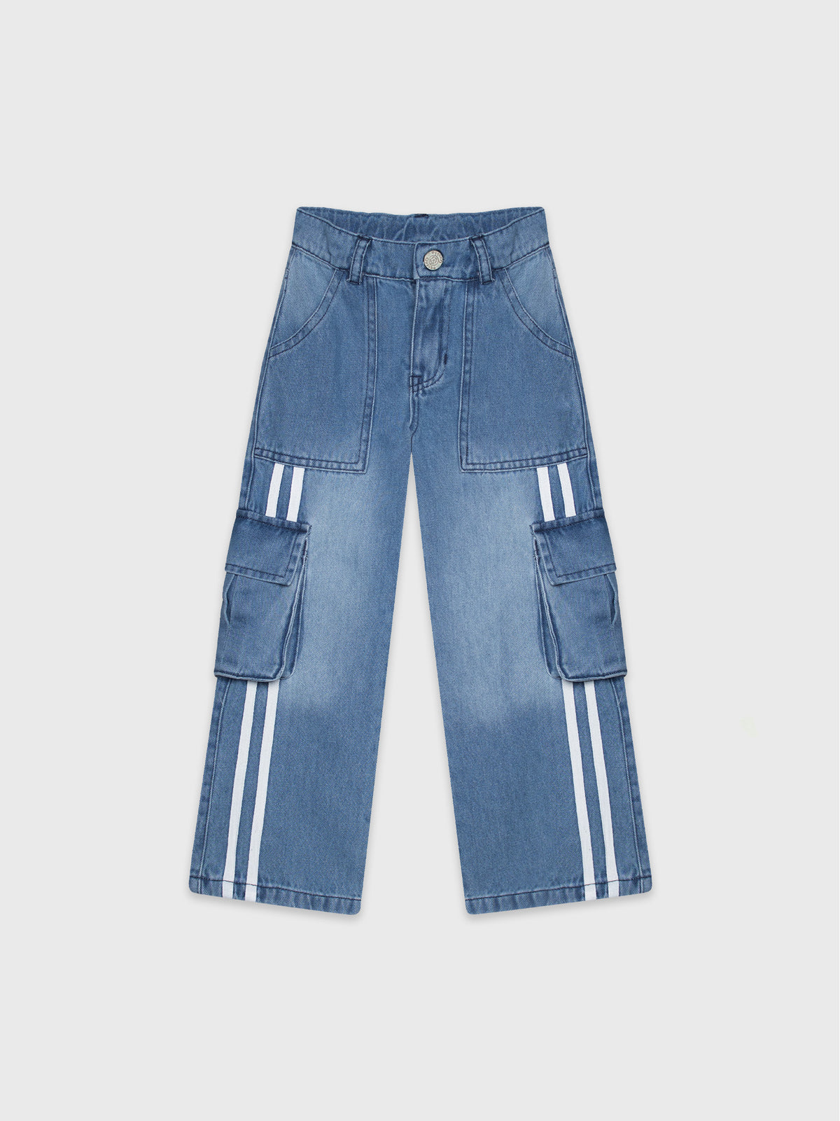 Denim Cargo Pants