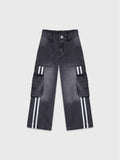 Denim Cargo Pants
