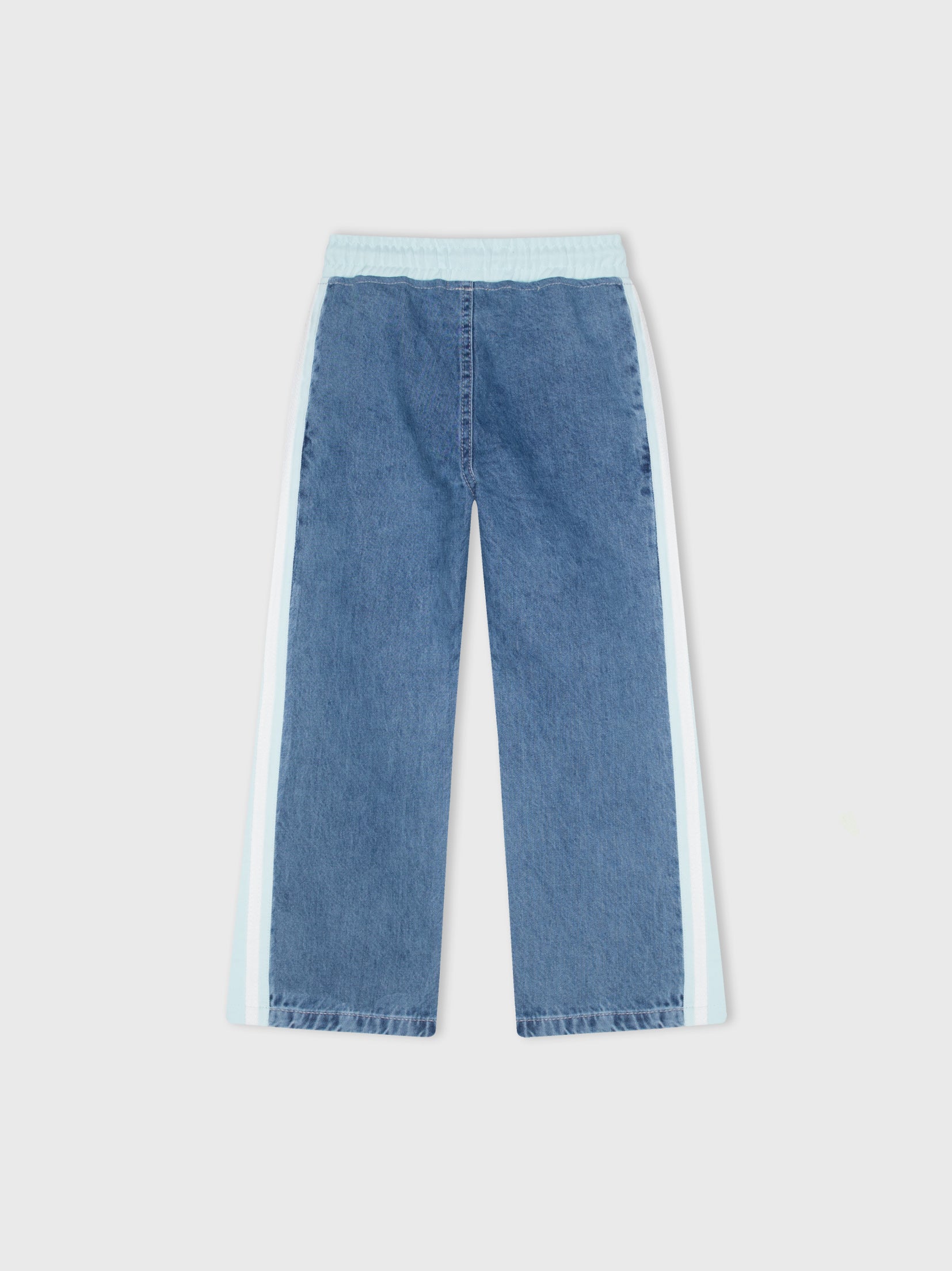 Denim Wide Leg Pants