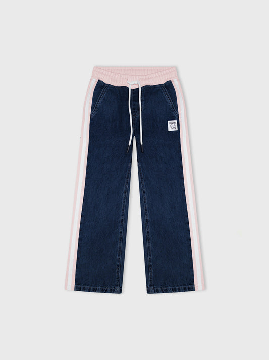 Denim Wide Leg Pants