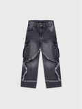 Denim Cargo Pants