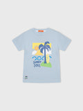 Short Sleeve Printed "Sunny Soul" T-Shirt