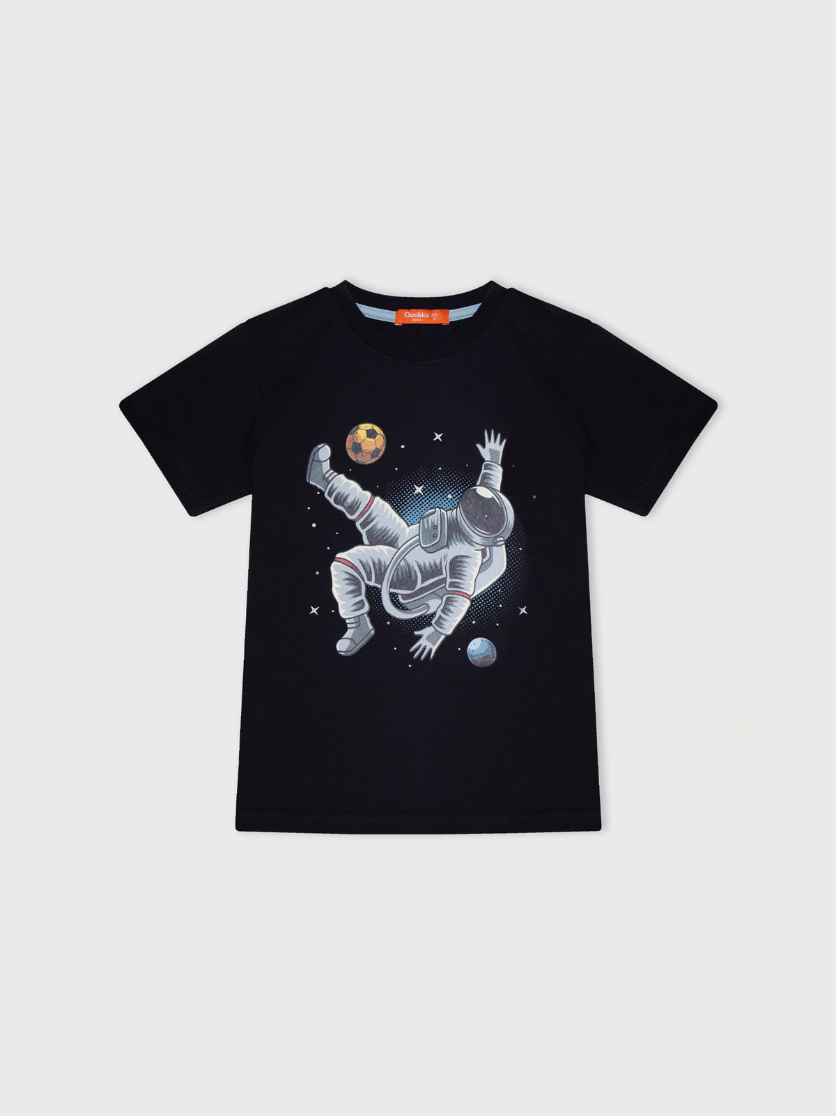 Short Sleeve Printed "Astronaut Player" T-Shirt