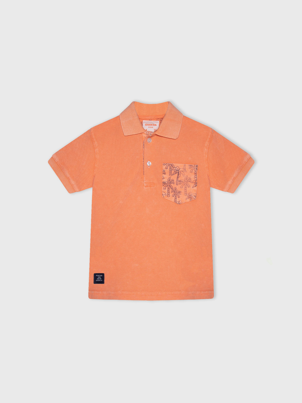 Short Sleeve Printed  Polo Shirt