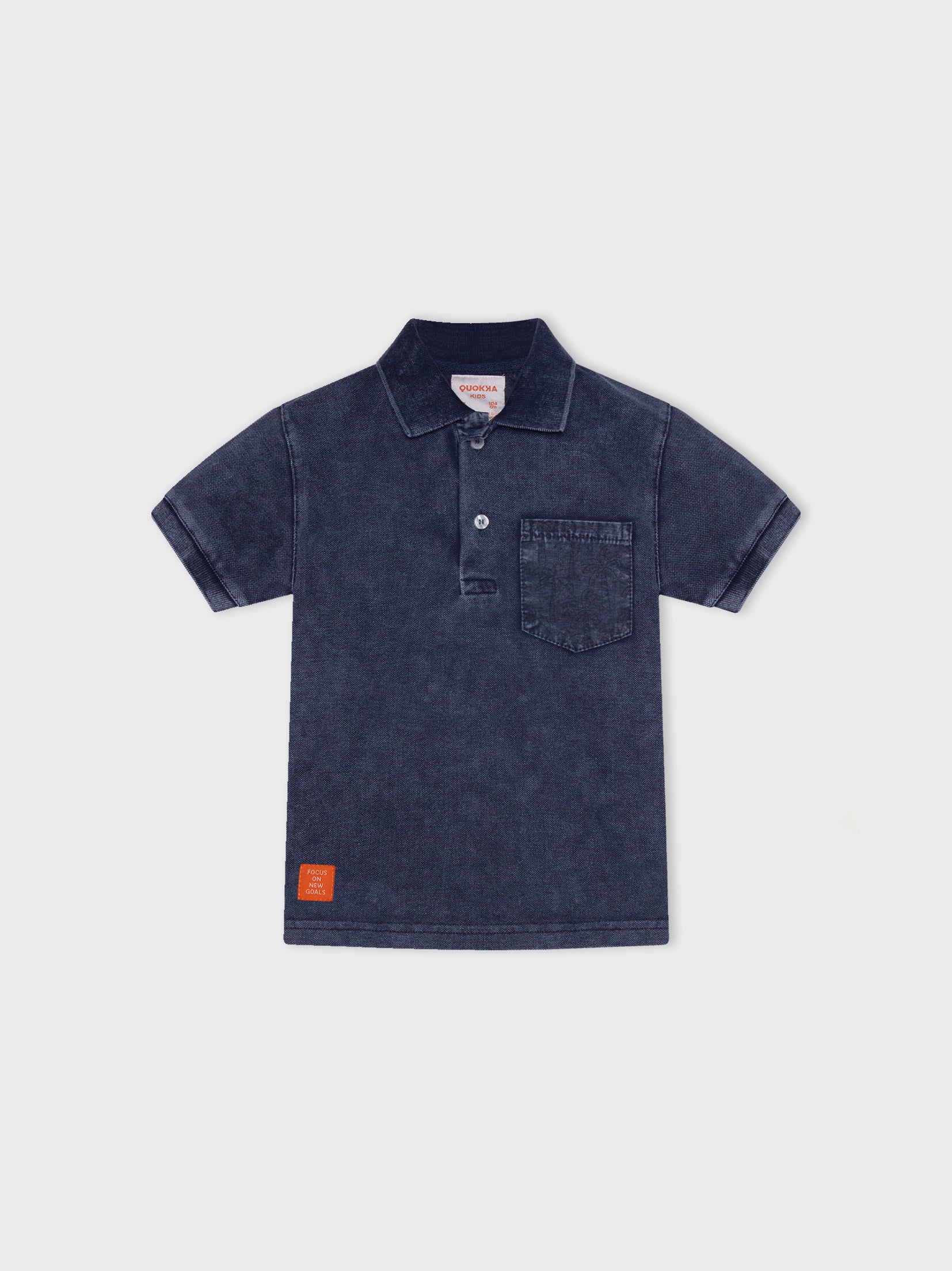 Short Sleeve Printed  Polo Shirt