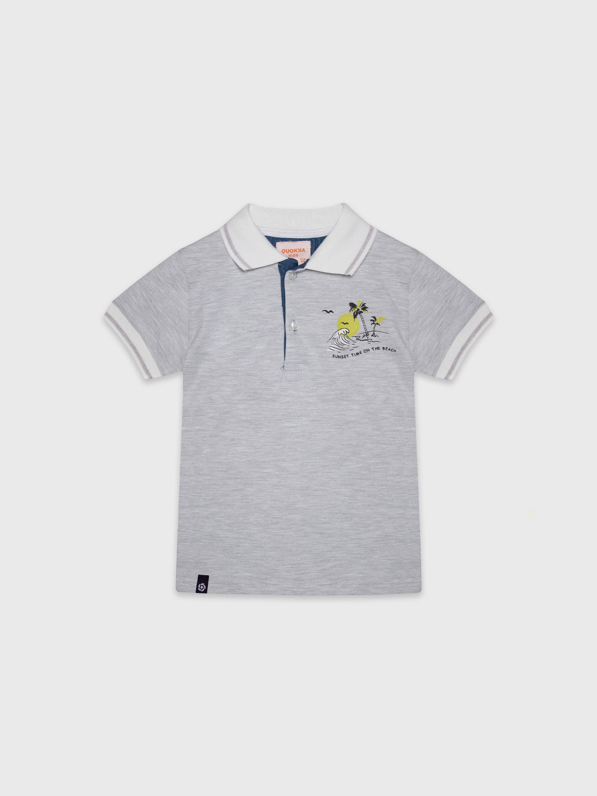 Short Sleeve Printed  Polo Shirt