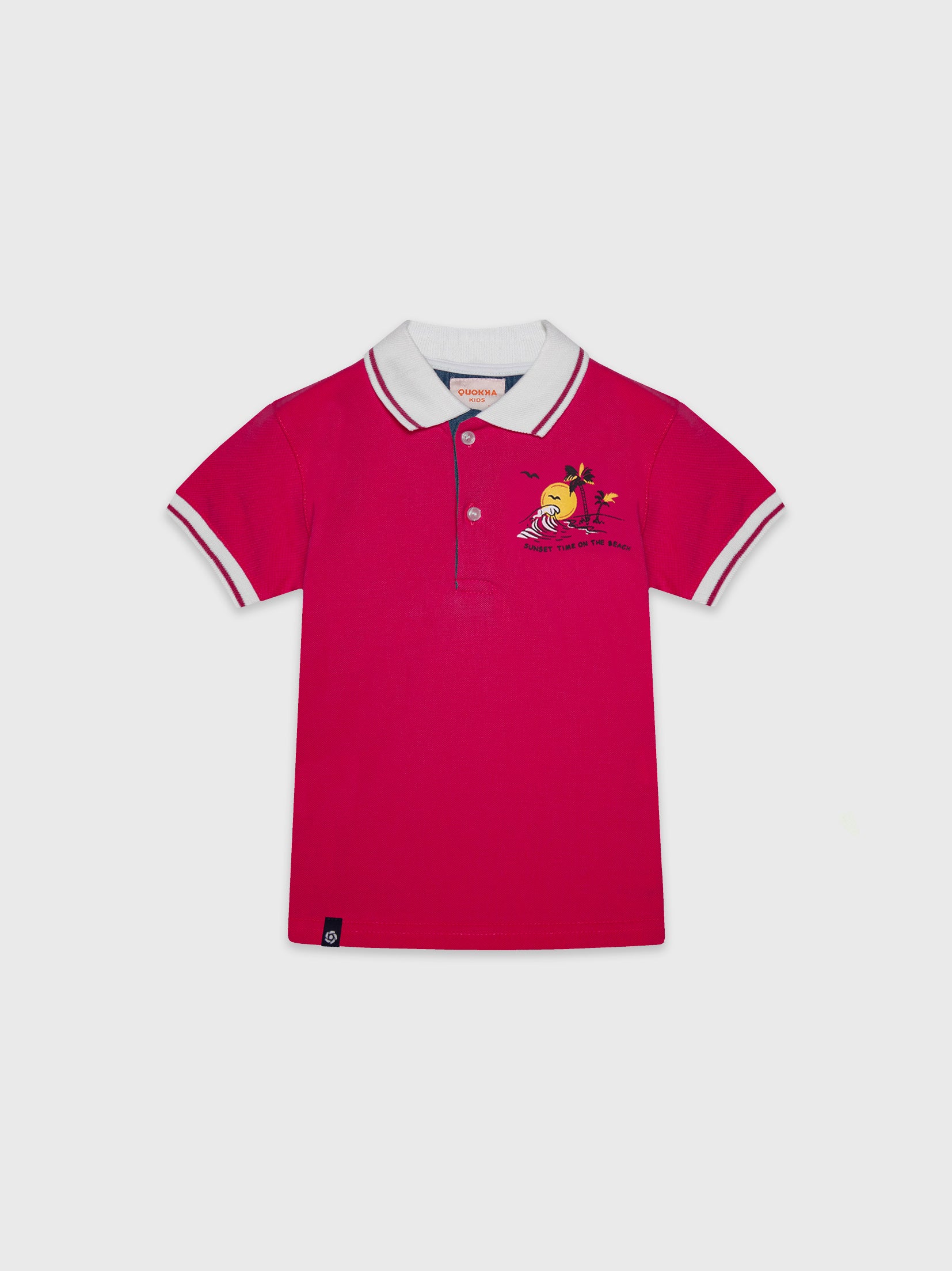 Short Sleeve Printed  Polo Shirt