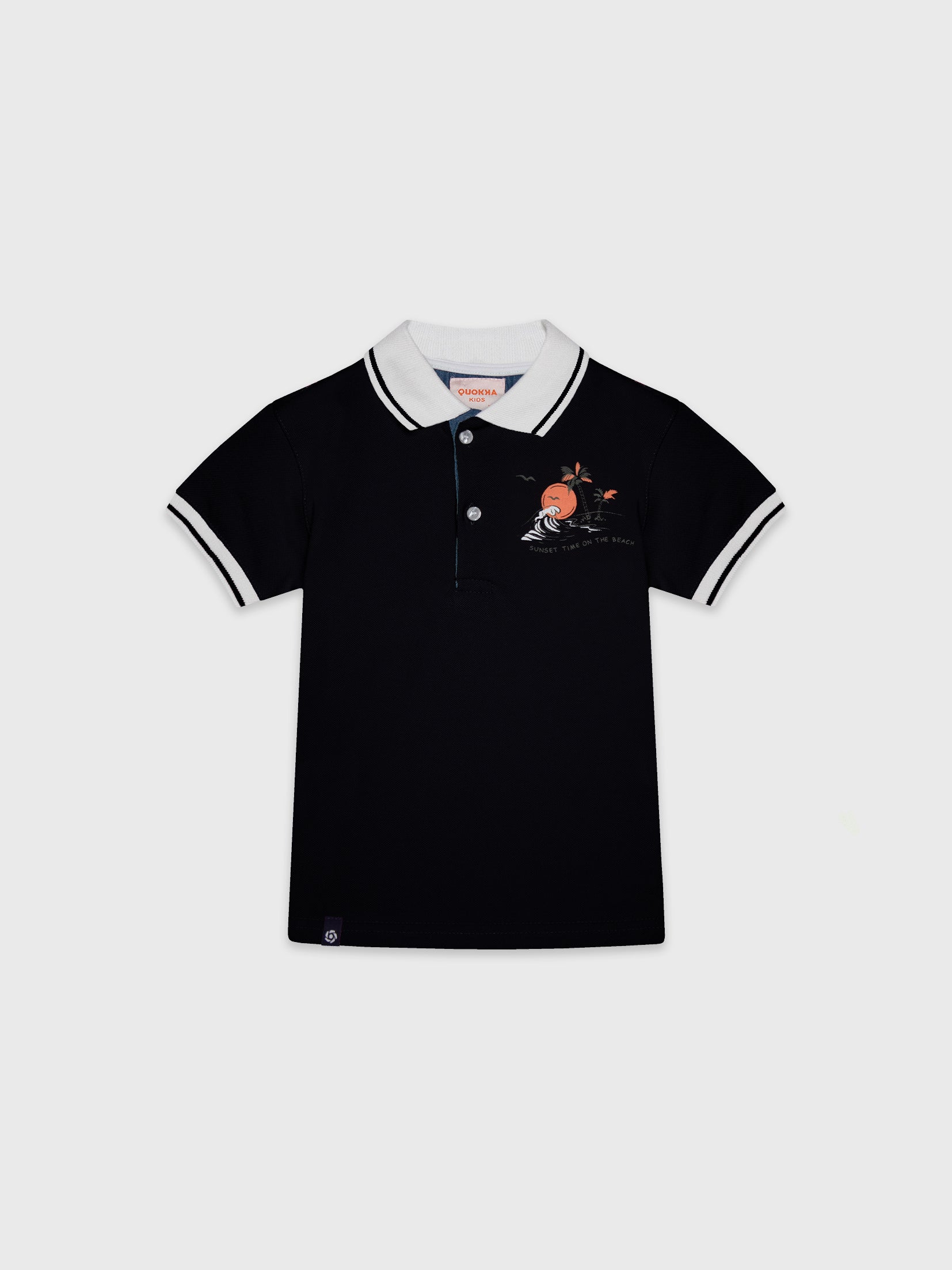 Short Sleeve Printed  Polo Shirt