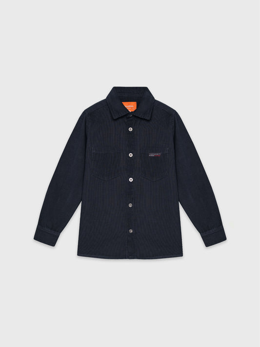 Long Sleeved Velvet Shirt