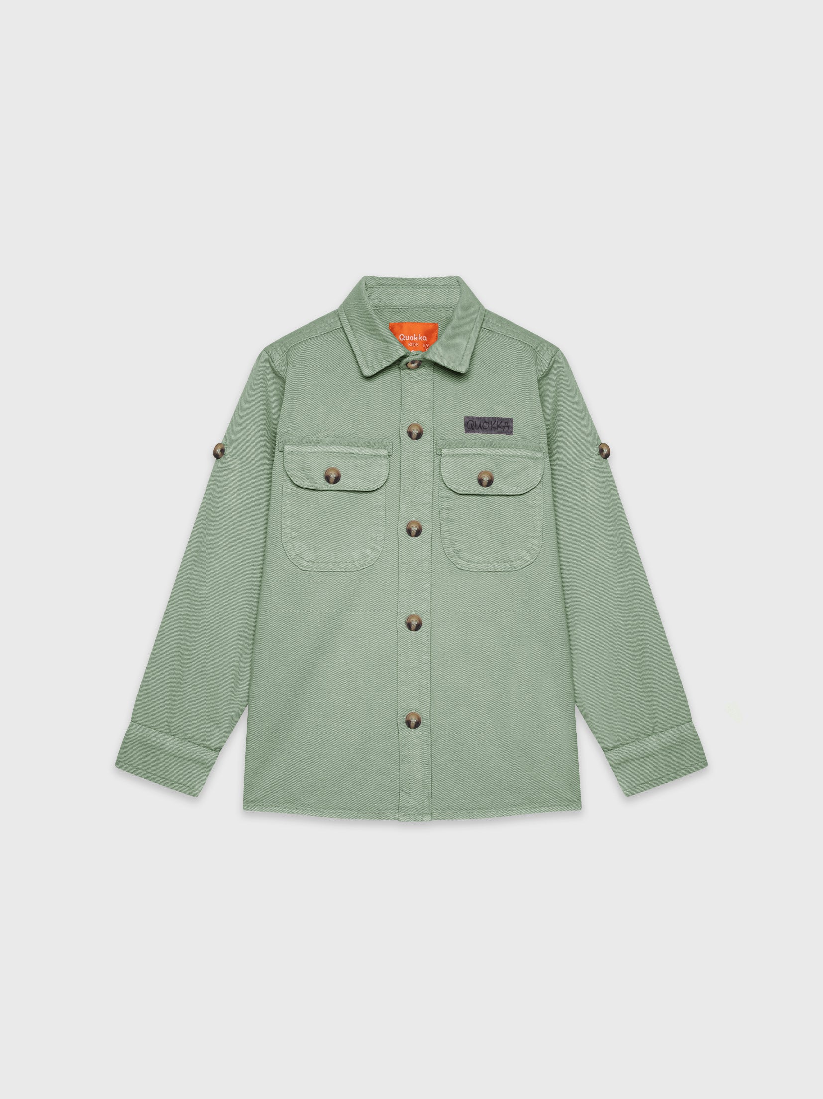 Long Sleeve Gabardine Shirt