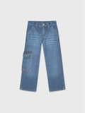 Denim Cargo Pants