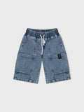 Denim Cargo Shorts