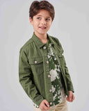 Long Sleeve Gabardine Jacket