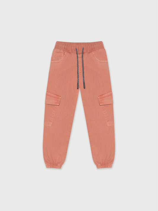 Gabardine Cargo Pants